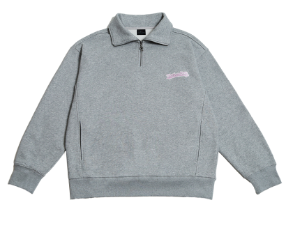Warm Up Zip Sweat Gray