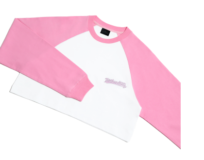 Playground Cropped T-shirt Pink