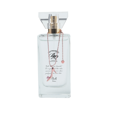 Belle Perfume & Fragrance Charm Pink Gold charm